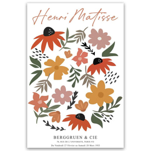 Tableau Matisse feuilles abstraites modernes Toile imprimée