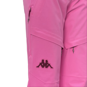 Kappa - Pantaloni Donna Rosso - 6Cento 665C