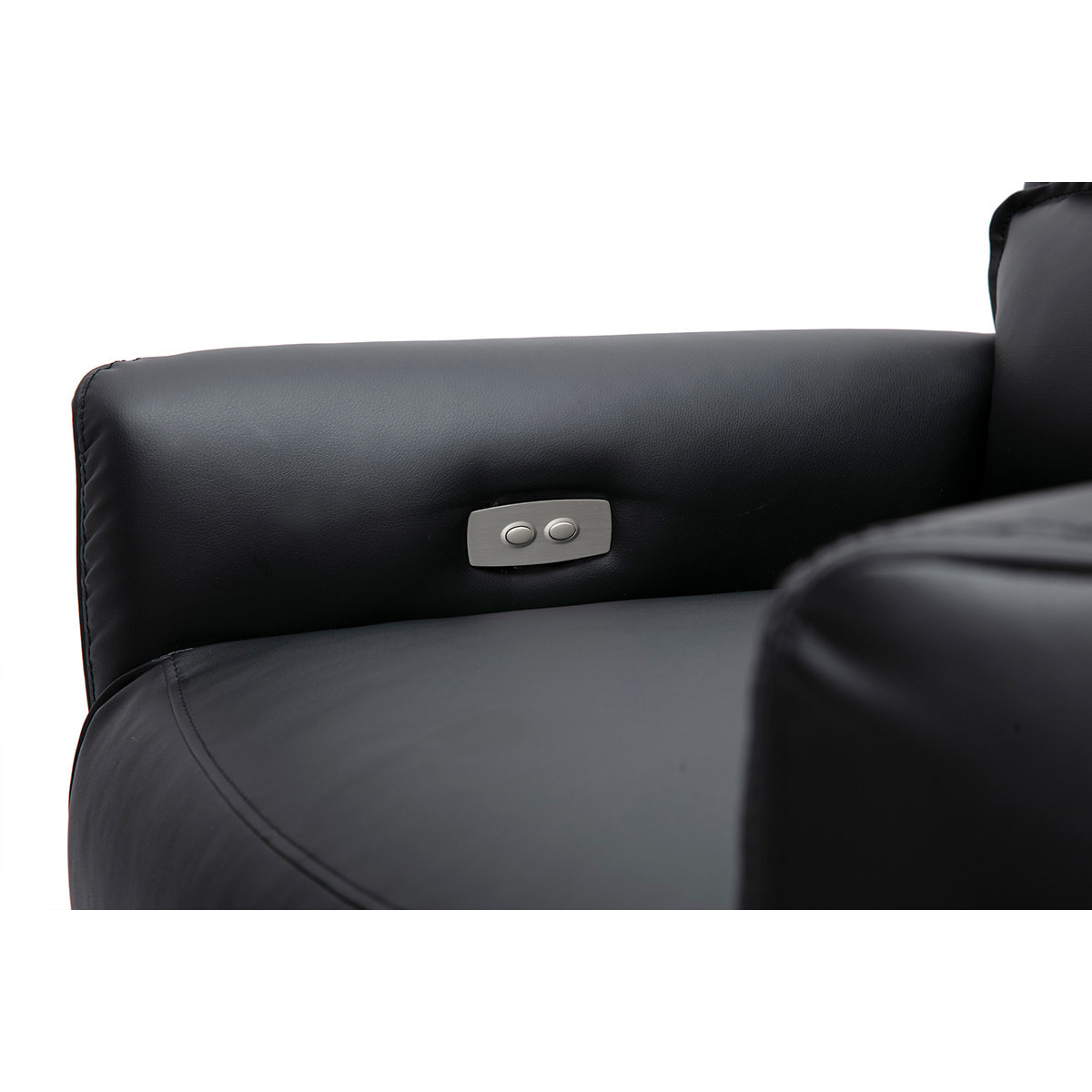 Fauteuil relax électrique noir RACHEL