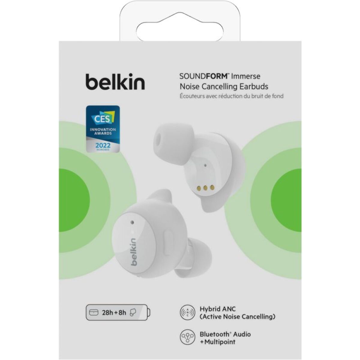 Ecouteurs BELKIN SoundForm Immerse Blanc