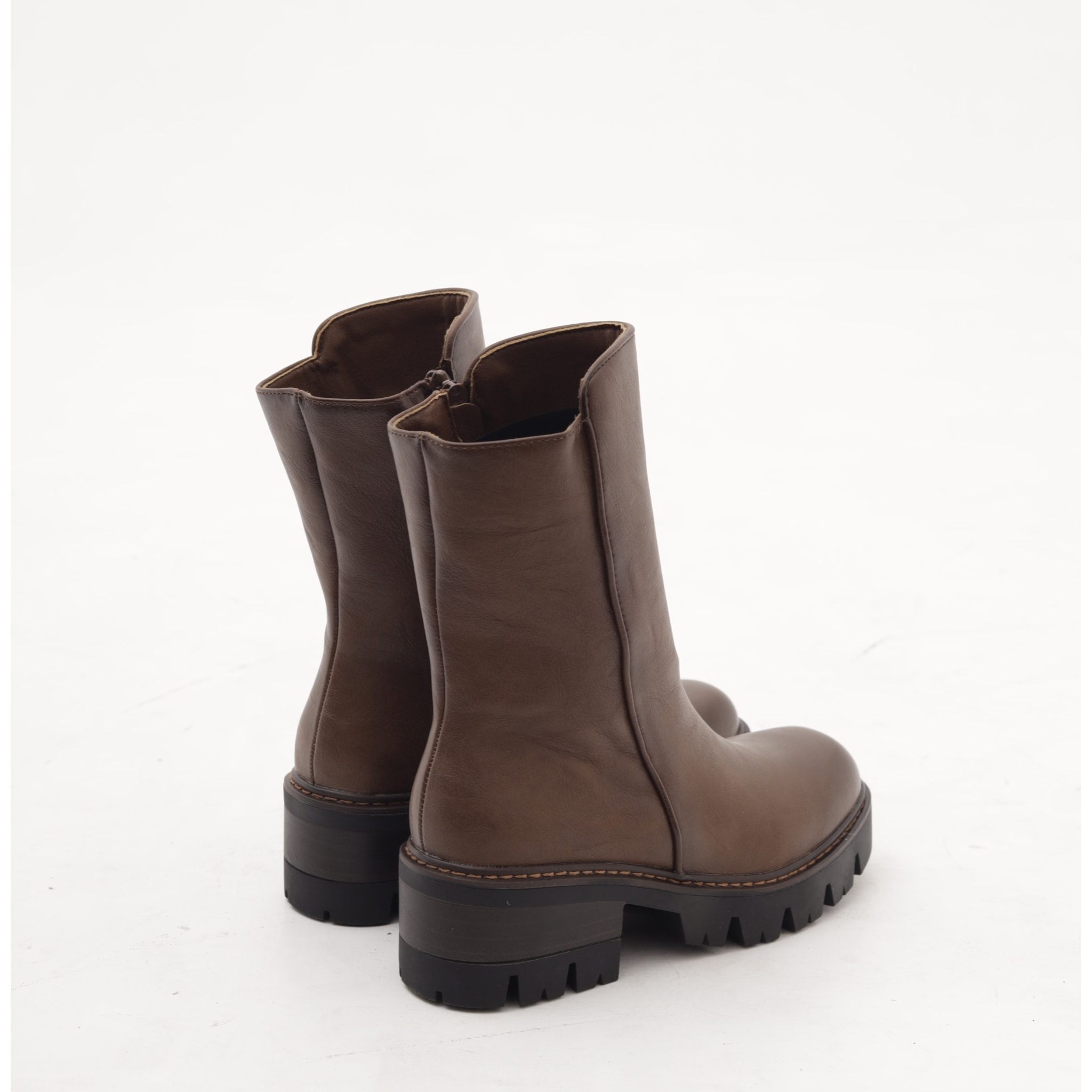 STIVALETTO LISCIO MARRONE