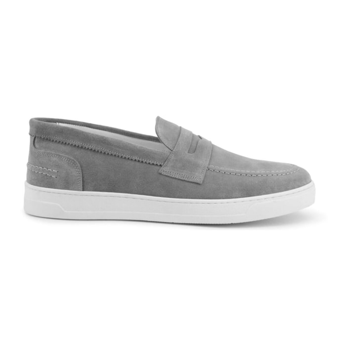 Zapatos Slip On para Hombre - Duca di Morrone Enea Suede Gray