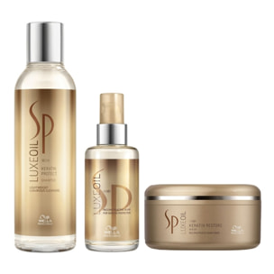 WELLA Kit SP Luxe Oil Shampoo 200ml + Restore Mask 150ml + Oil Elixir 100ml