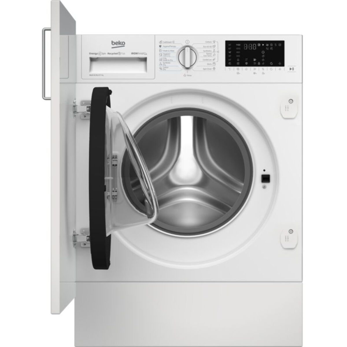 Lave linge séchant hublot encastrable BEKO B5DBT68547W