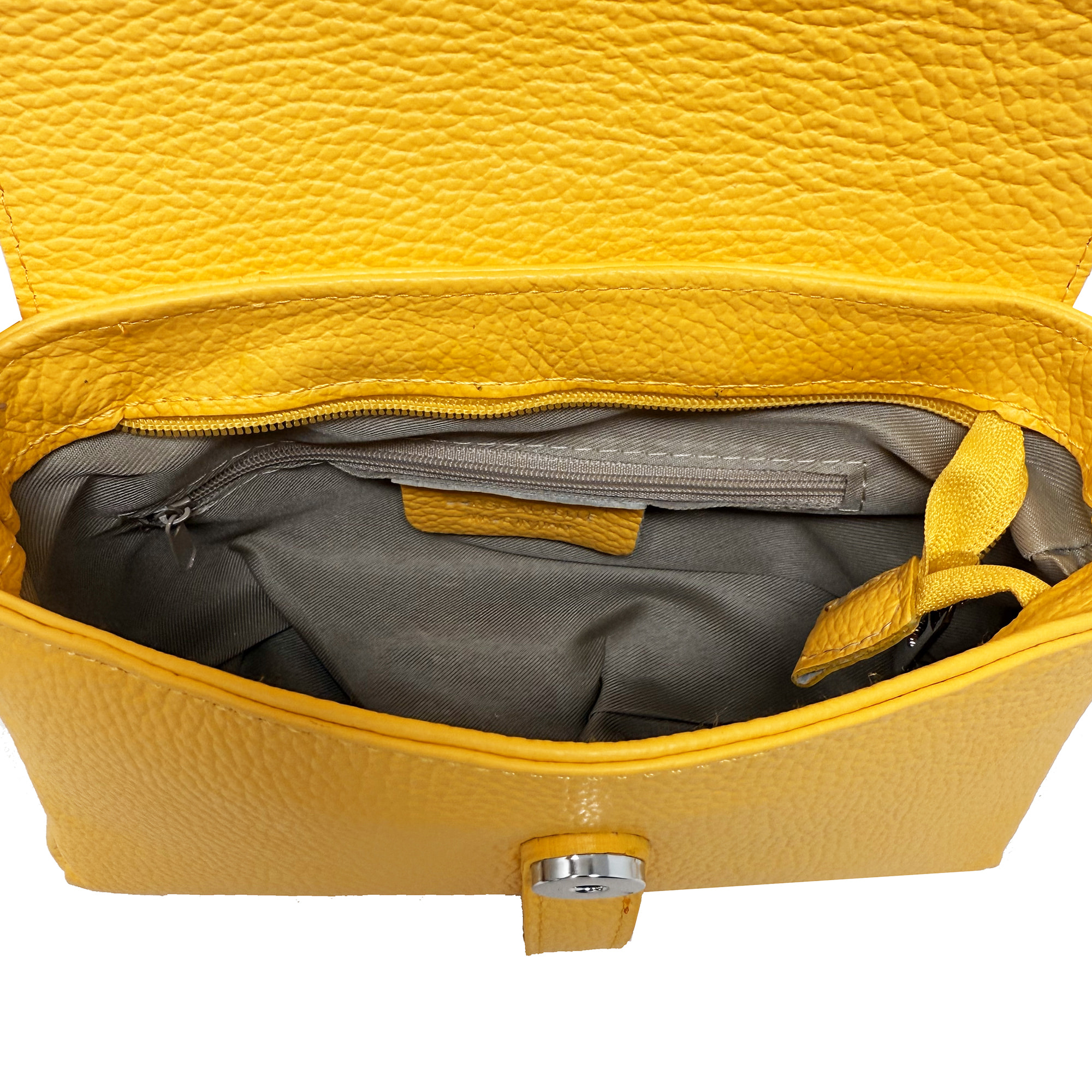 Borsetta a Tracolla Clutch in Vera Pelle Made in Italy