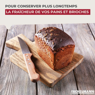 Huche à pain en bois Fackelmann Boissellerie