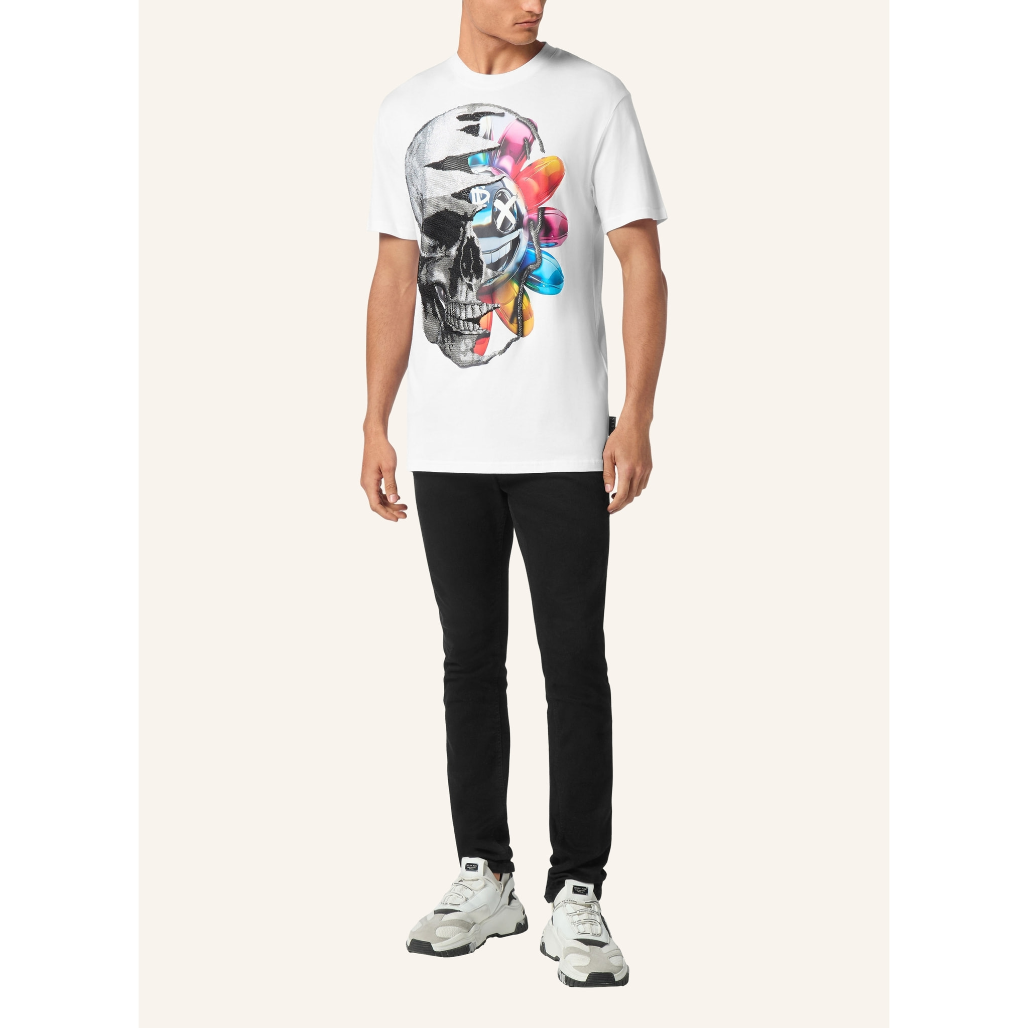PHILIPP PLEIN Maglietta a girocollo SMILE