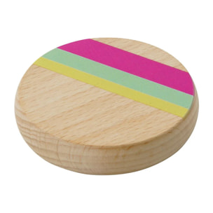 Décapsuleur rond en bois 6 cm Tasty Green