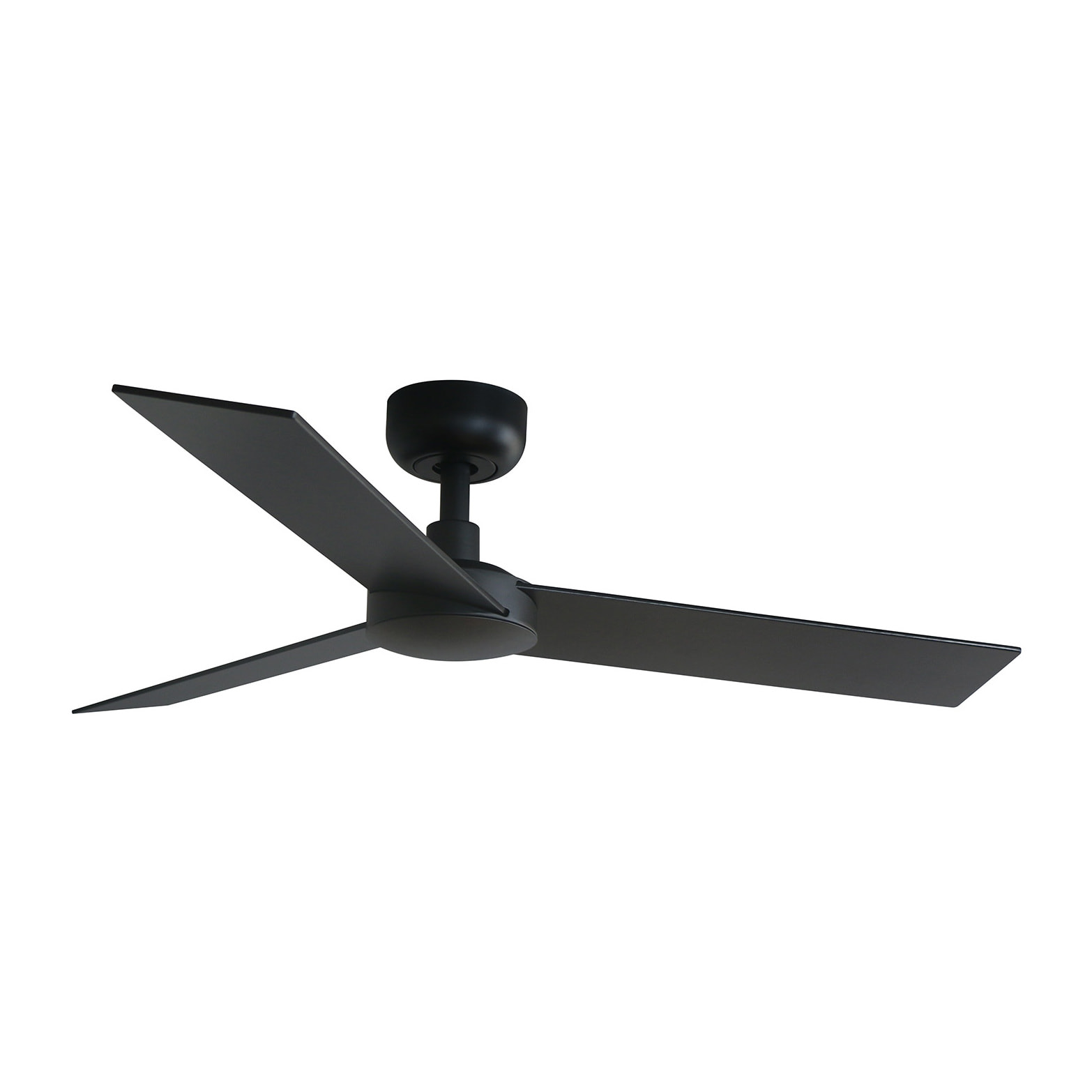 RUDDER S Ventilateur de plafond noir/noyer