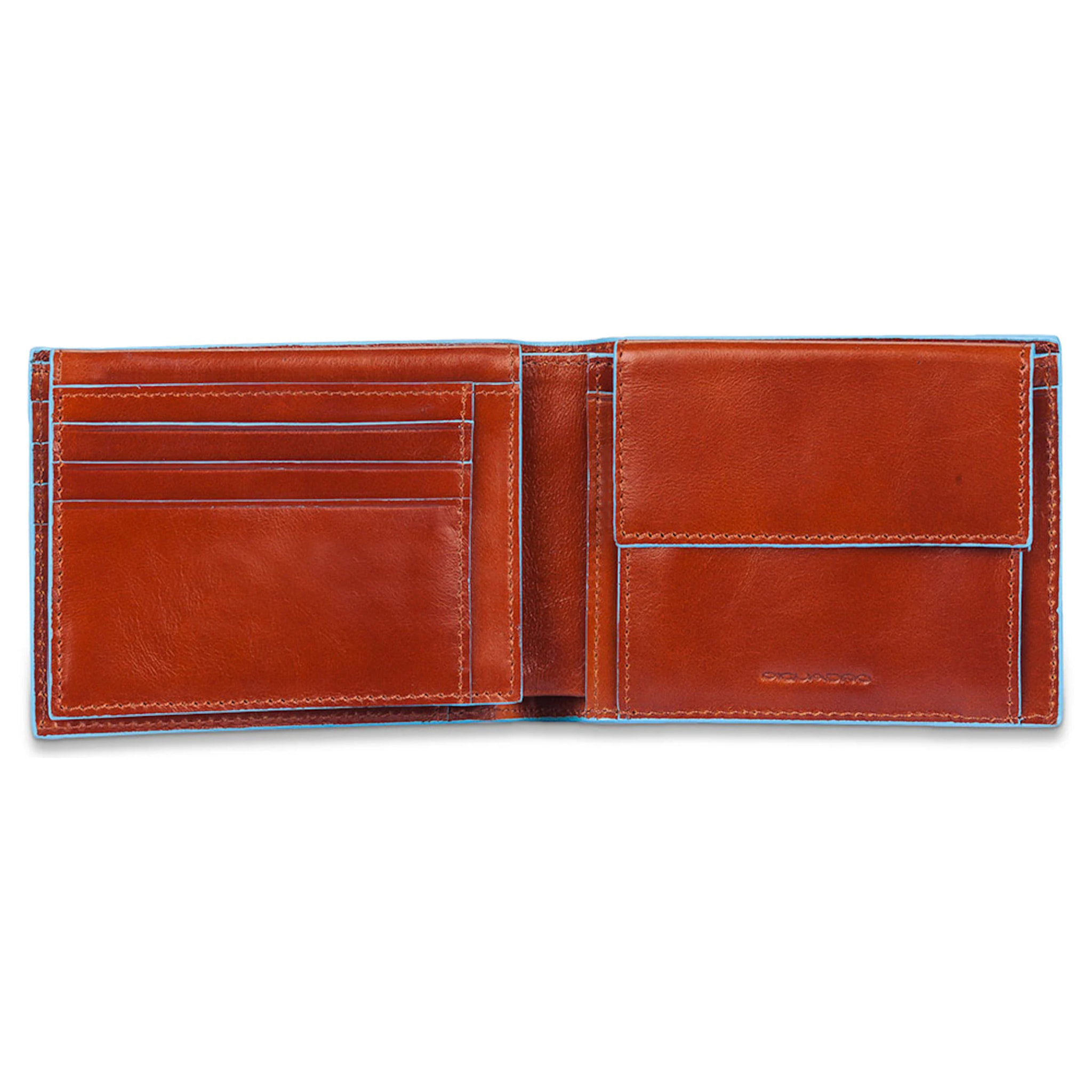 Piquadro Portafogli con porta documenti, portamonete e portacarte di credito con protezione RFID