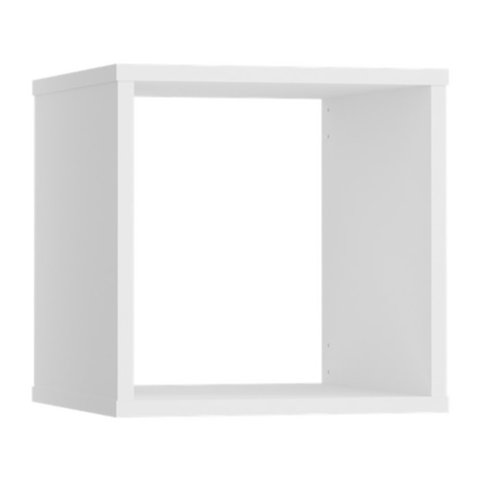 Libreria modulare Modus 1x1 a cubo bianca