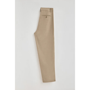 Pantaloni casual cammello da uomo regular fit con dettagli Polo Club