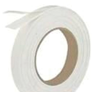 Mousse PE adhésive double face Blanc 19mm x 5m HPX - DS1905