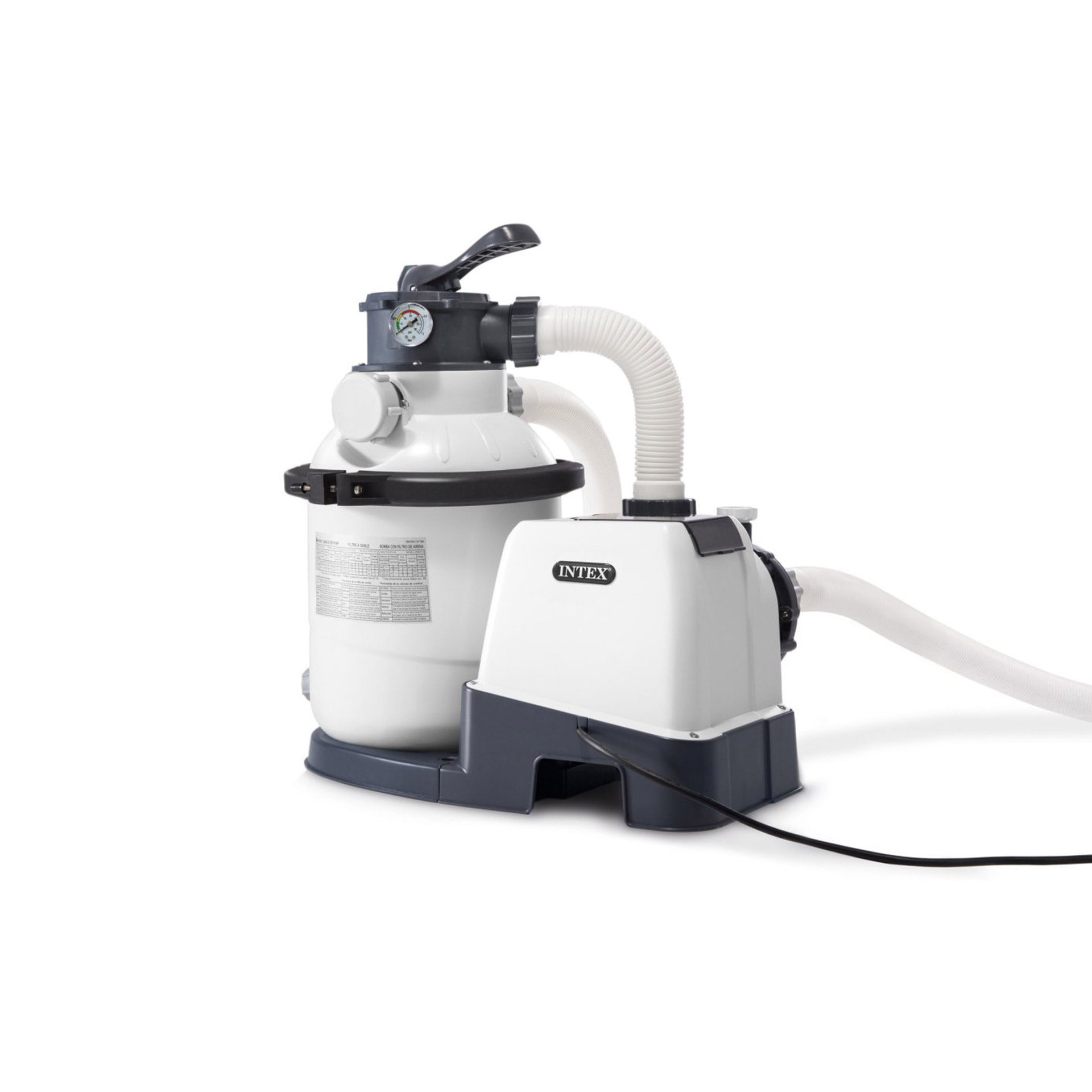 Intex Piscina Ultra XTR Frame rotonda con Pompa Filtro, Scaletta e Teli, 549x132 cm