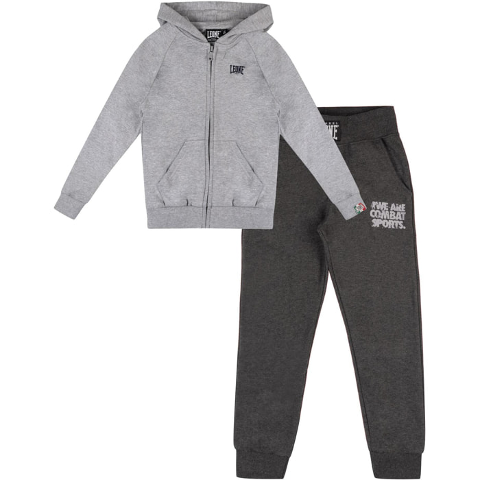 Chándal de invierno infantil WACS "Vintage" con capucha y cremallera