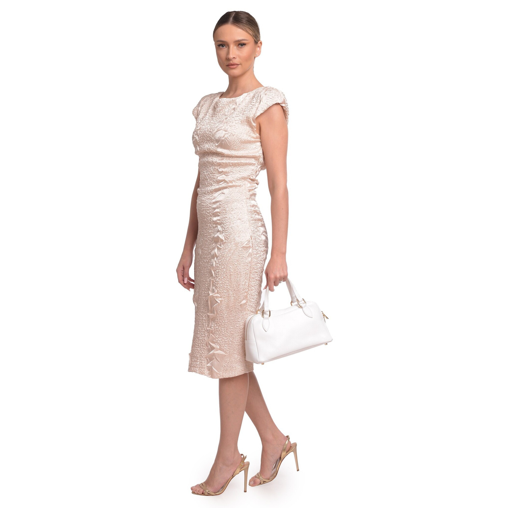 Borsa a mano Anna Luchini Bianco