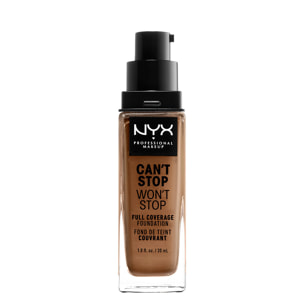 NYX Professional Makeup Fond de teint Liquide Can't Stop Won't Stop Foundation Mahogany