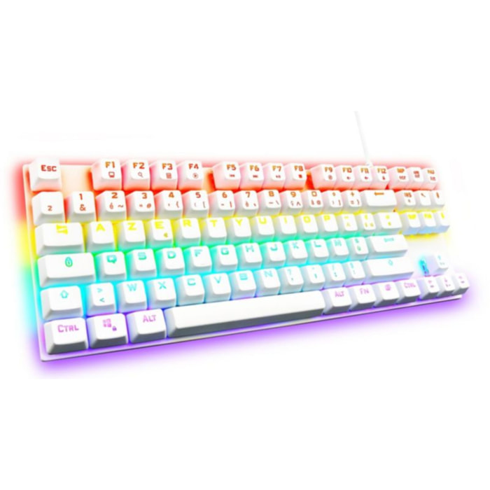 Clavier gamer THE G-LAB KEYZ MERCURY FR BLANC