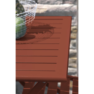 MARIUS - Table de jardin pliante en aluminium