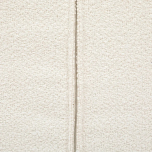 Module d'angle "Kiona" en bouclette 99x99cm blanc