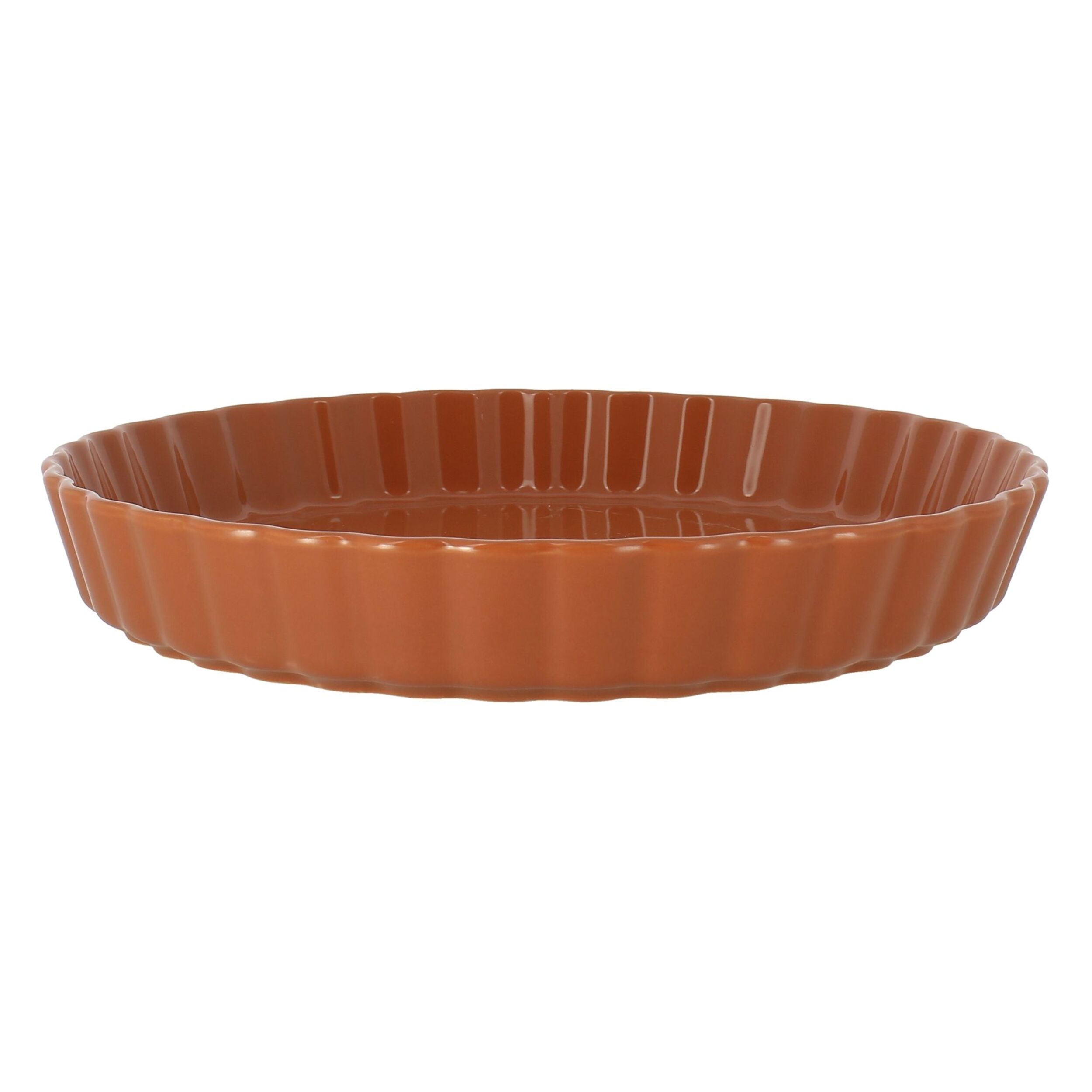 Tourtière D29cm en grès terracotta OCTAVE