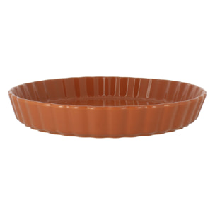 Tourtière D29cm en grès terracotta OCTAVE