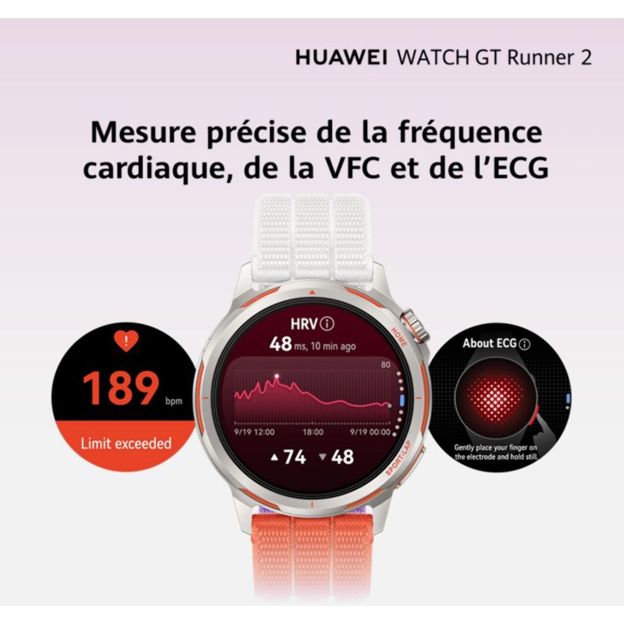 Montre sport HUAWEI Watch GT Runner 2 Orange