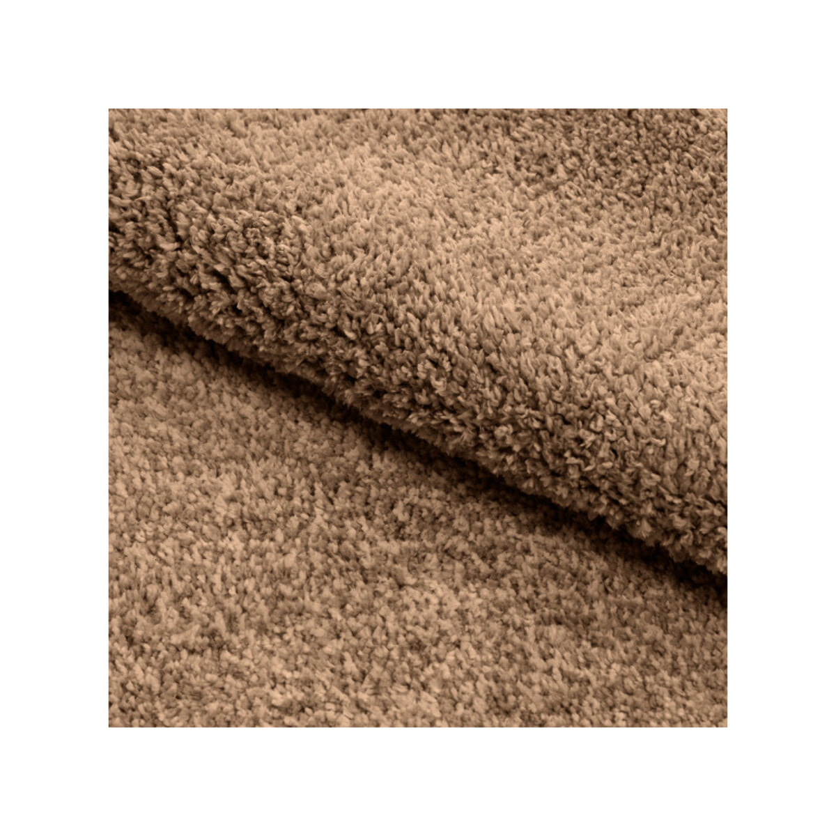 Tapis 200 x 300 cm en tissu doux à poils courts - KARA