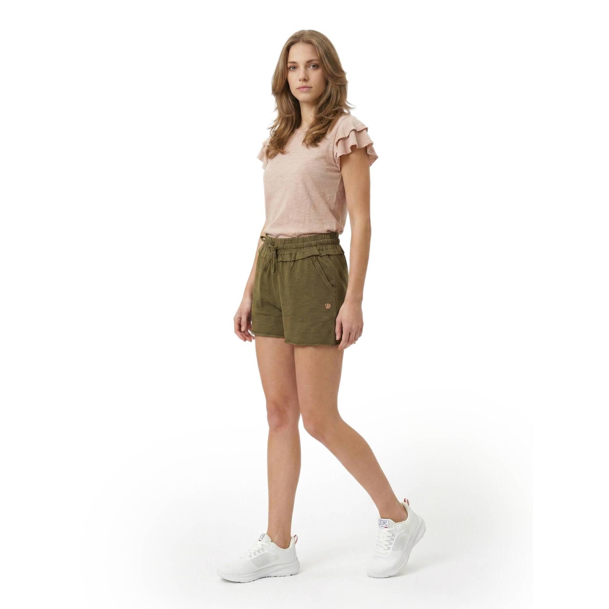 Pantalones cortos estilo safari urbano para mujer