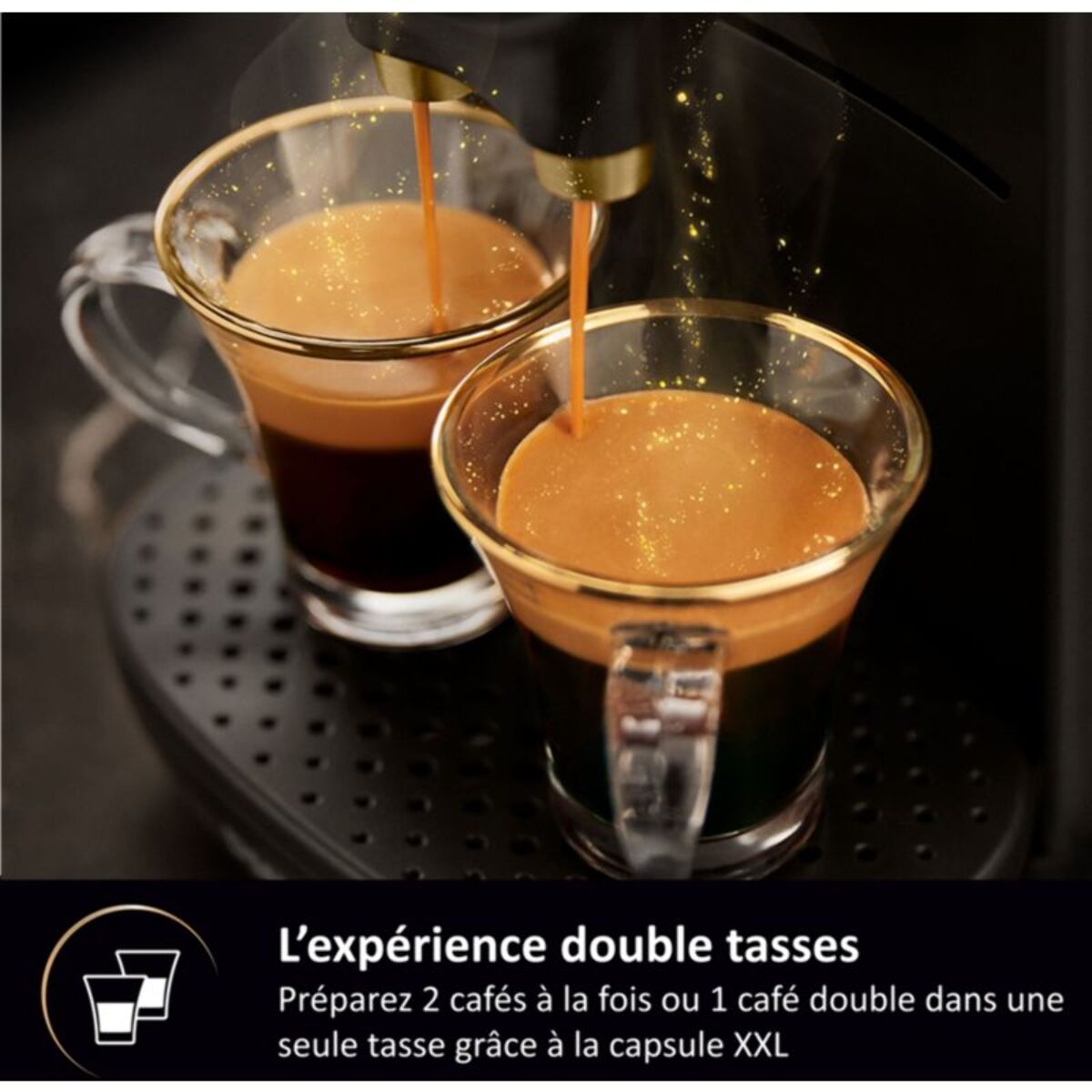 Cafetière à dosette PHILIPS LM9012/20 l or barista sublime gris