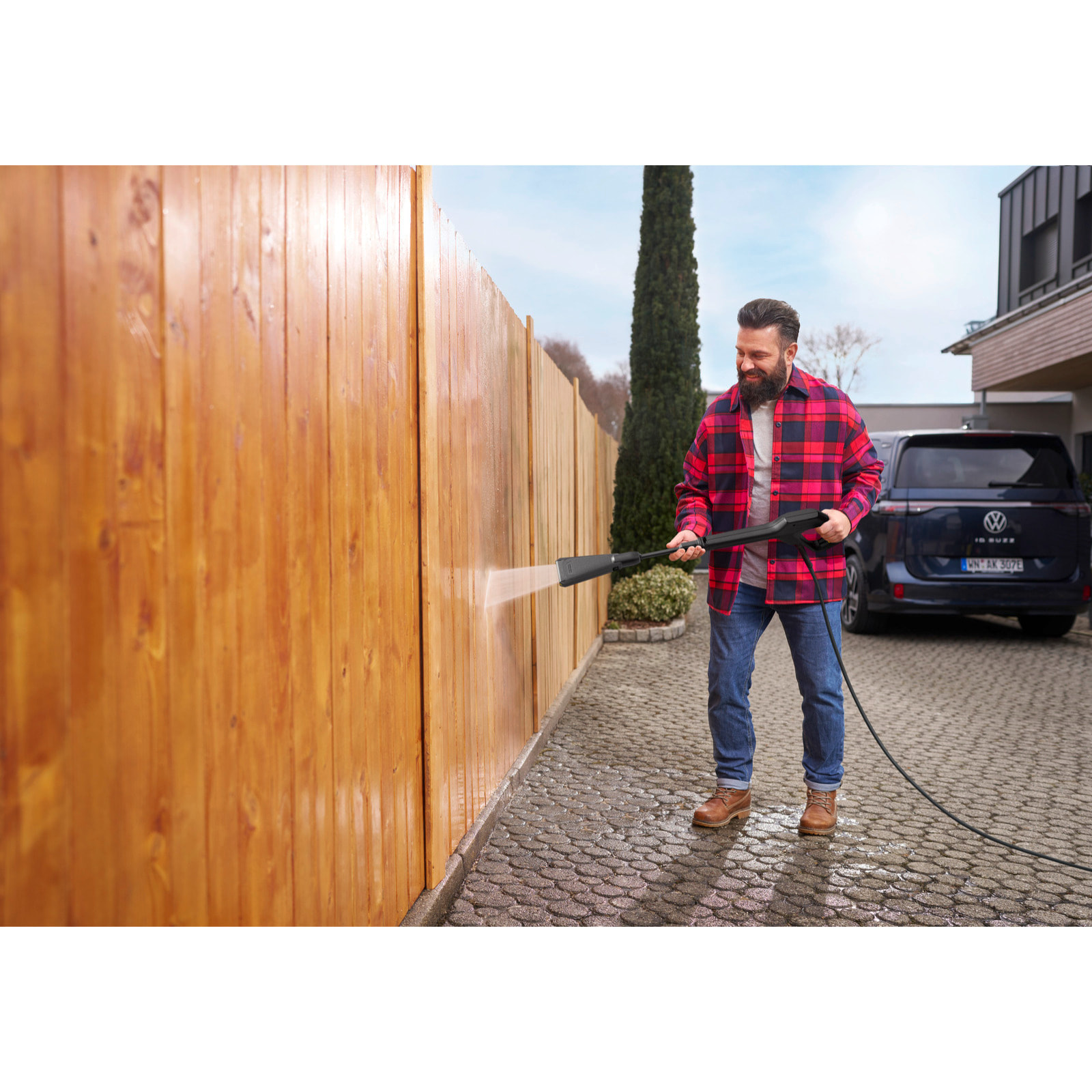 Nettoyeur haute pression Karcher K Silent eco!Booster - ultra silencieux - Pression 130 bar- Débit 420 l/h- lance eco!Booster