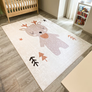 HAPPY - Tapis enfant motif cerf