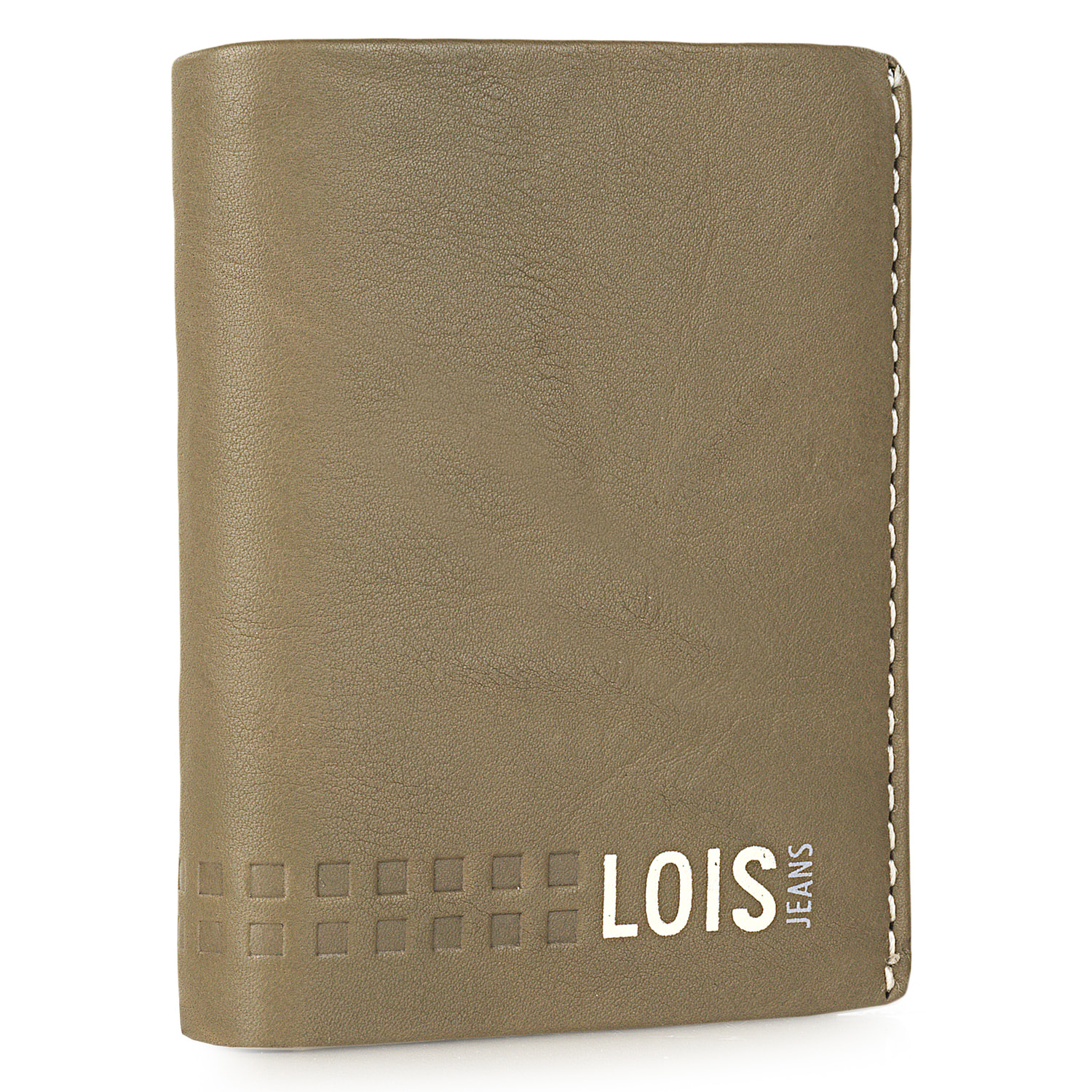 Cartera Hombre Piel Lois Temple Kaki-Cuero