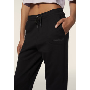 Pantaloni comfort fit con gamba dritta e tasche applicate