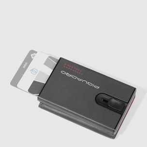 Piquadro Compact wallet porta monete con sliding system