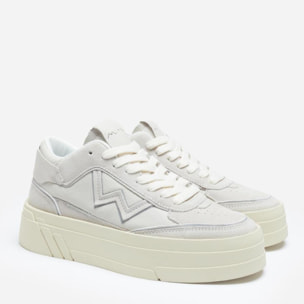 Zapatillas deportivas  -  RIVER   - Beige - 4.5 cm