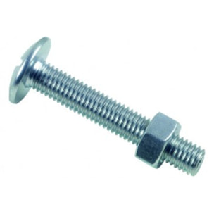 Boulon poêlier LENNIE tête ronde large - Ø6x60 - boite de 100 - BRL0606002B