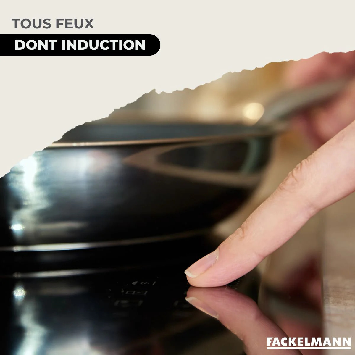 Poêle en inox 28 cm Fackelmann Eterna