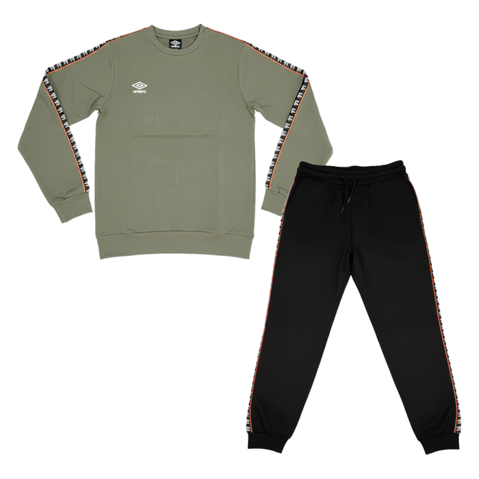 Tuta Ragazzo UMBRO 8 / 16 Anni Cotone Felpato Invernale