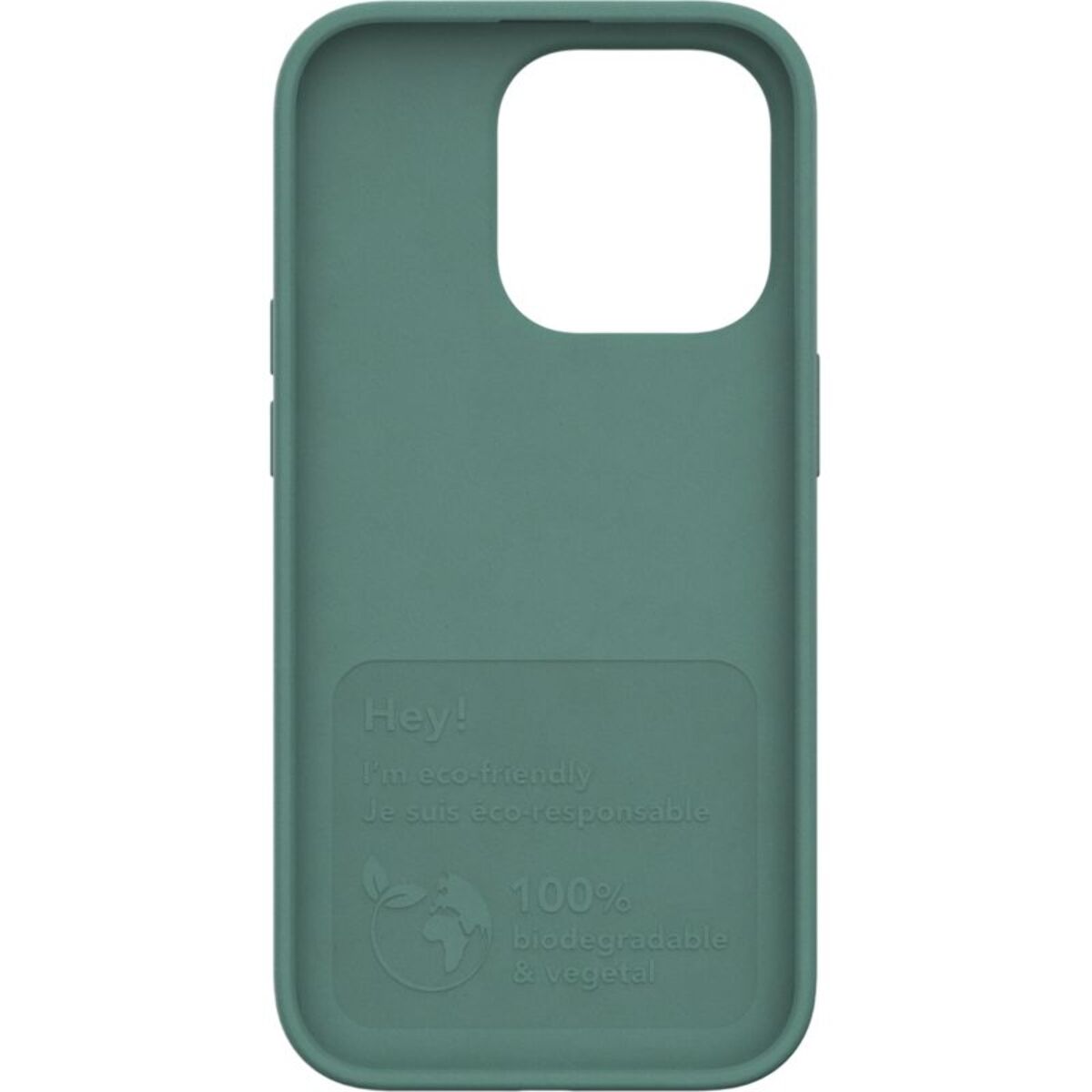 Coque JUST GREEN iPhone 14 Pro BIO vert nuit