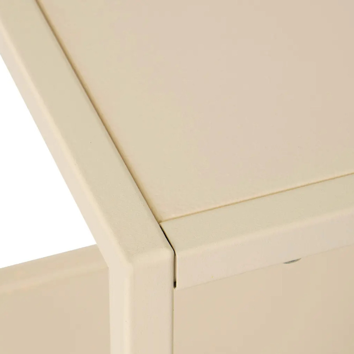Étagère 4 niveaux Gota beige finition mate poudrée