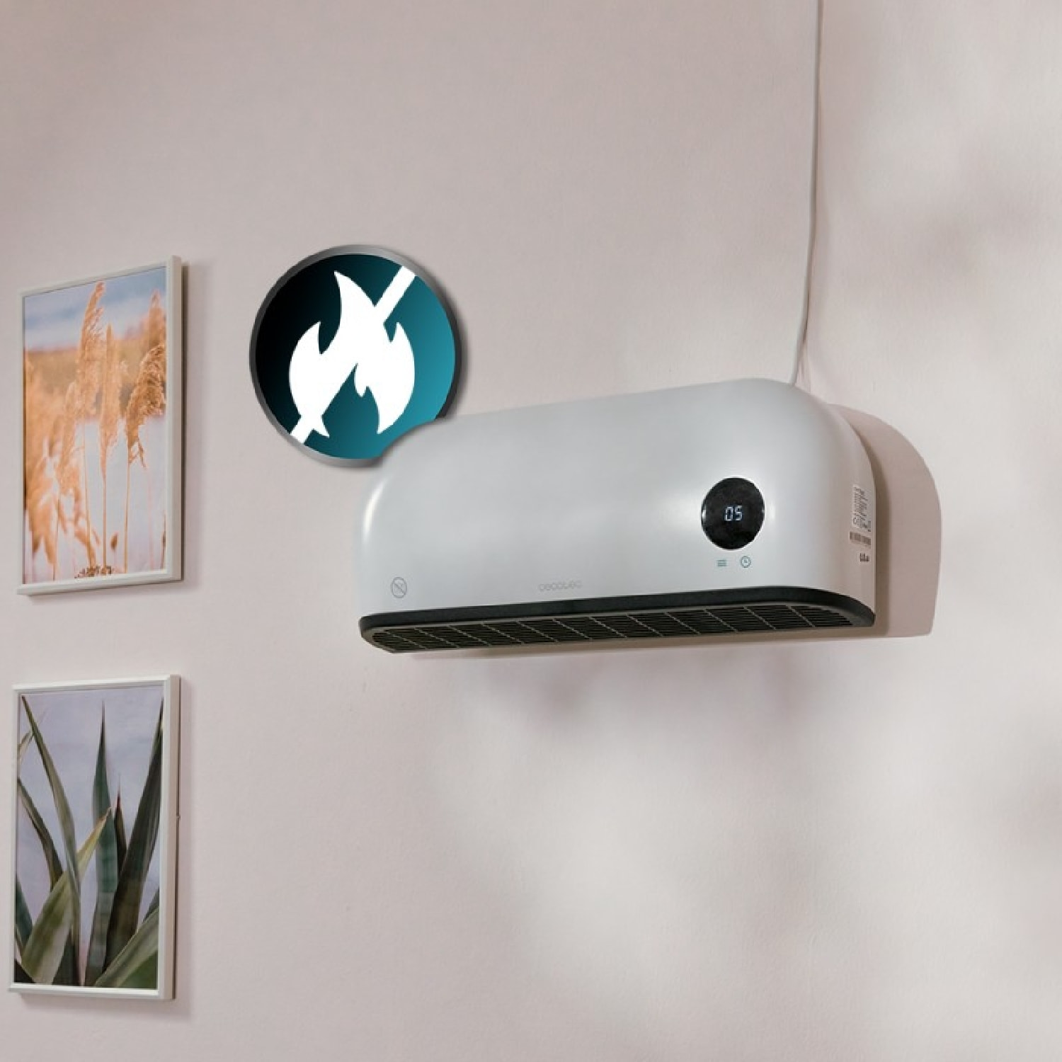 Cecotec Chauffage mural Chauffage céramique salle de bain ReadyWarm 2000 Max Box