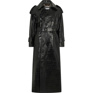 PHILIPP PLEIN Long Trench Coat Cocco
