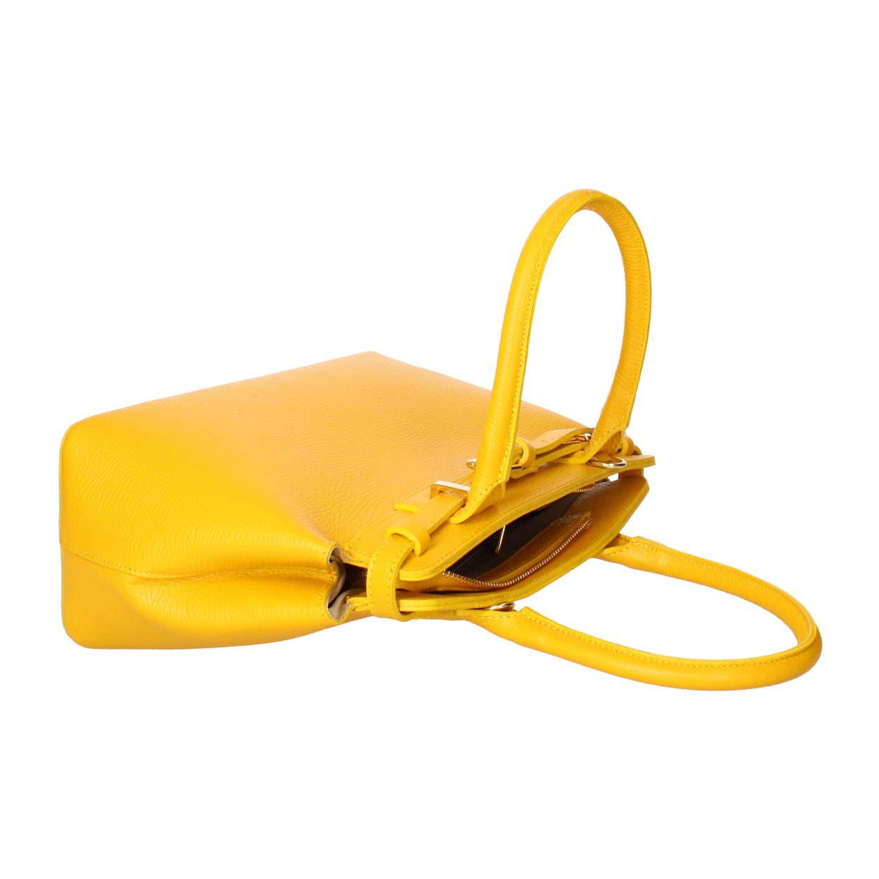 Borsa a mano da donna In Vera pelle Made in Italy 30x22x13 cm