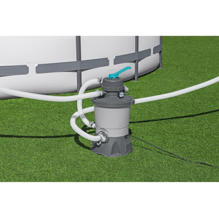 Bestway Pompe de filtration à sable pour piscine hors sol 3 596 L/h