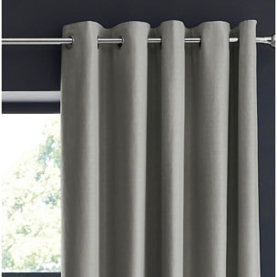 Rideau uni Occultant 100%polyester
