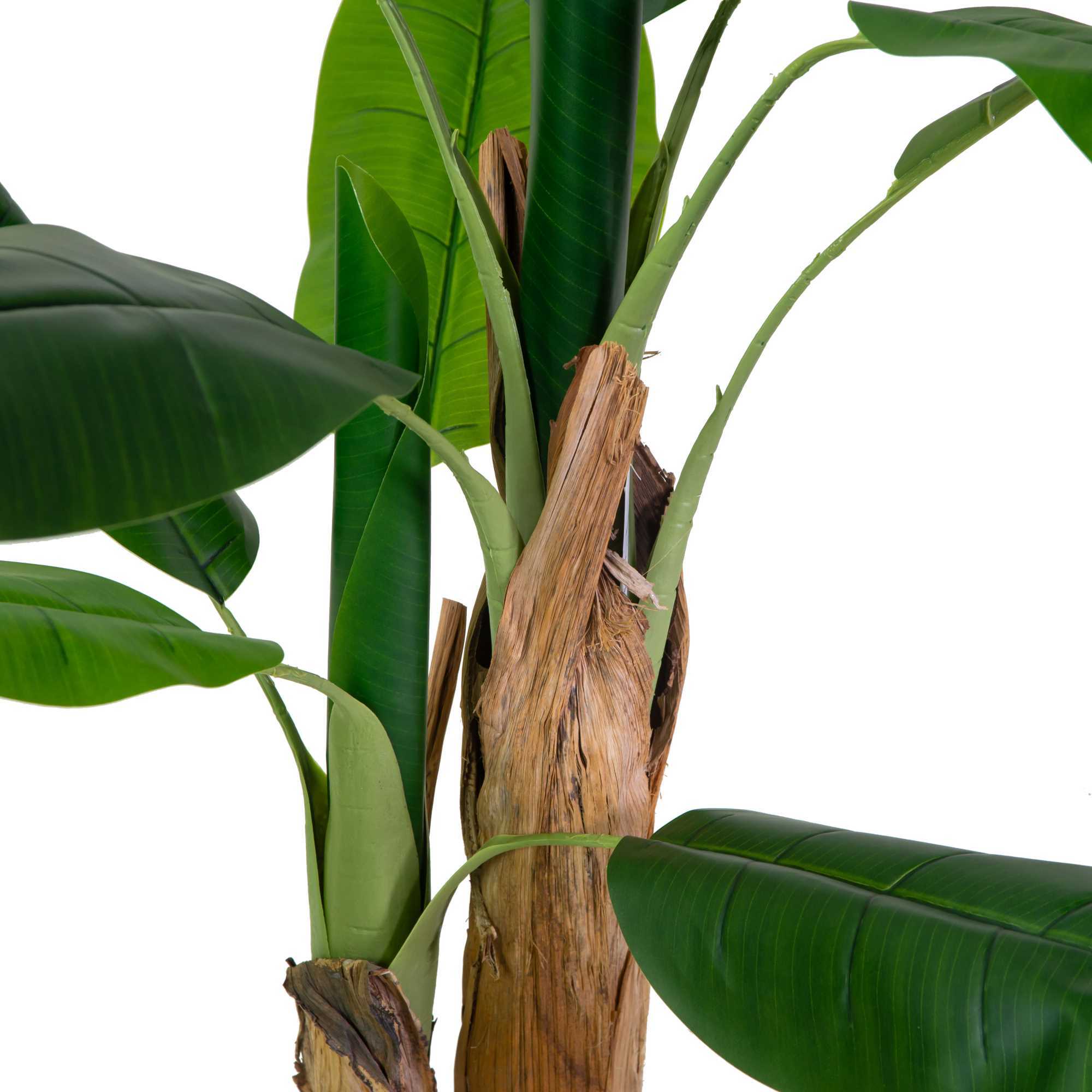 Pianta artificiale Vacchetti in plastica banano cm h145