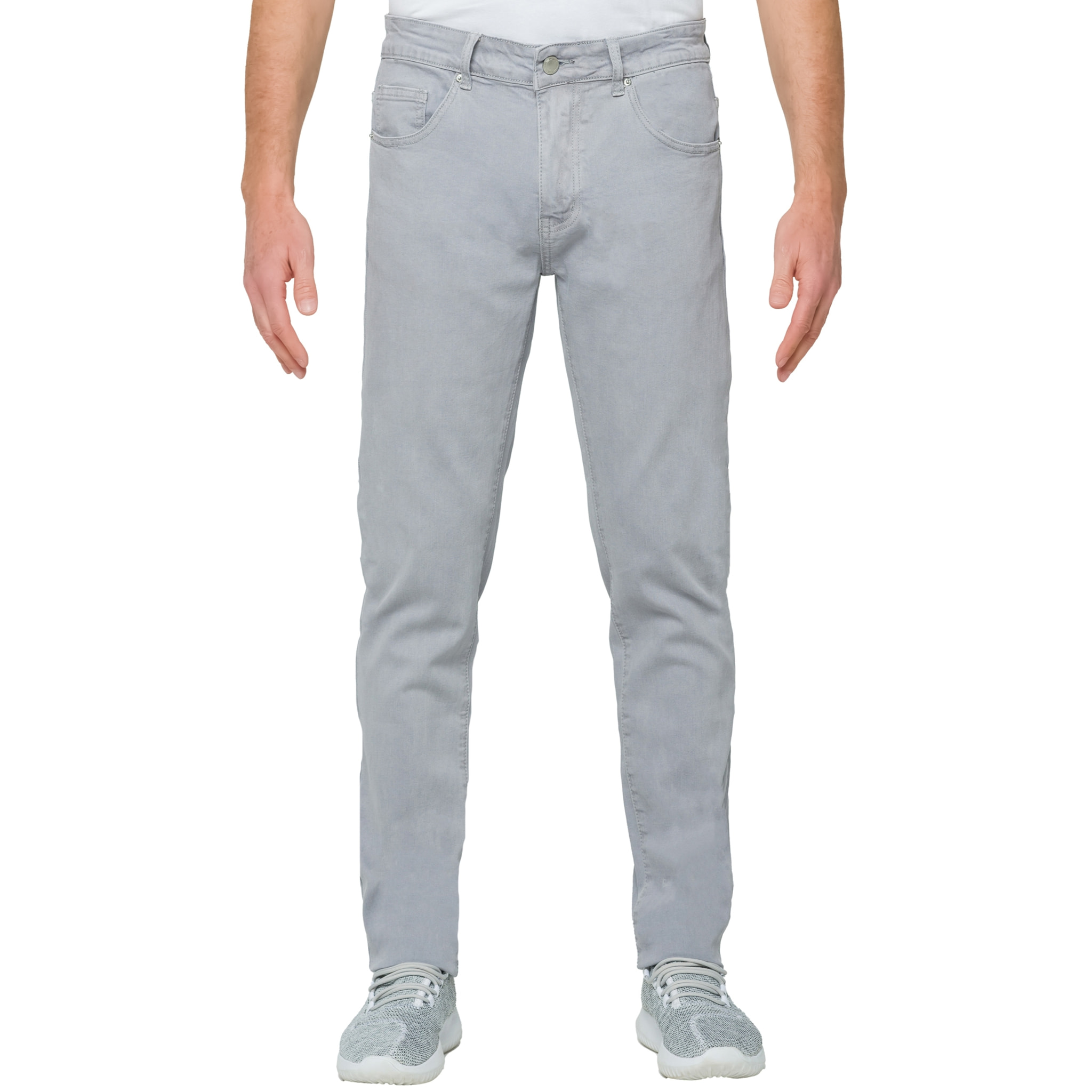 Pantalone Hot Buttered 5 tasche Mandalika grigio.