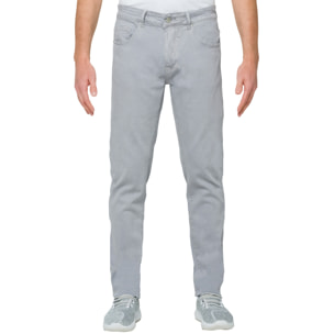 Pantalone Hot Buttered 5 tasche Mandalika grigio.