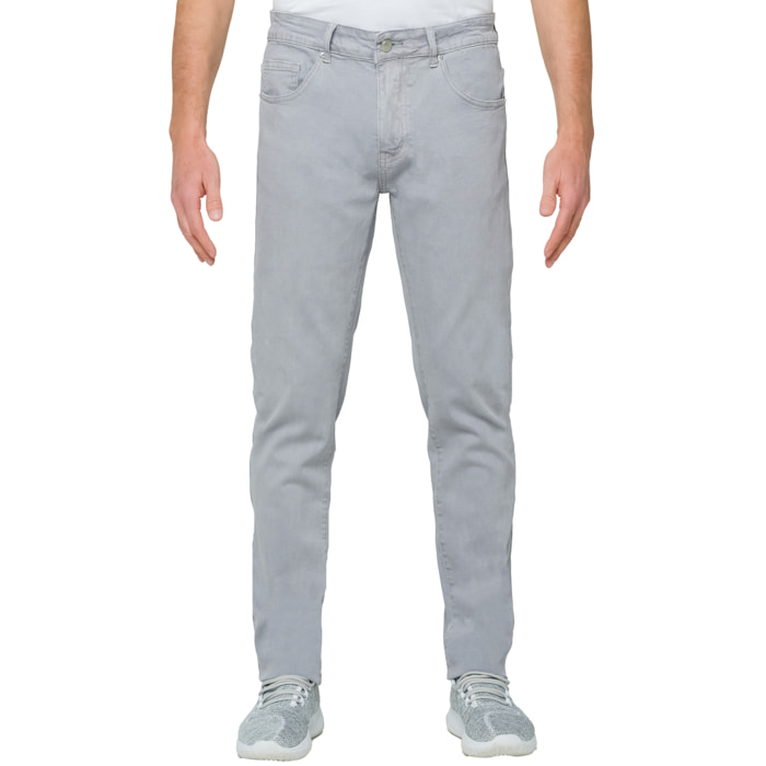 Pantalone Hot Buttered 5 tasche Mandalika grigio.